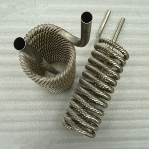 Titan CuộN liền mạch Titan sóng Ống ngưng sóng ống xoắn Titan cuộn cho hồ bơi Aquarium thiết bị bay hơi - Product Image 2