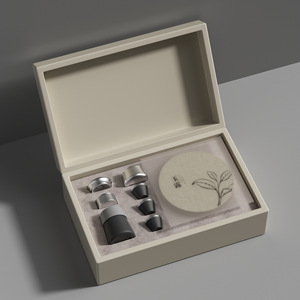 Kung Fu <b>Tea</b> <b>Set</b> Gift Box 316 Stainless Steel Double Wall Cylinder Silver With Lid Business Gifts - Product Image 1