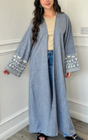 Robe musulmane YKA026 pour femmes, vêtements islamiques, hijabs, abaya traditionnelle brodée de haute qualité, vêtements traditionnels