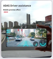 Caméra de tableau de bord pour voiture avec enregistrement 4K+1080P sur 2 canaux, WiFi, ADAS, double objectif avant et arrière, enregistreur vidéo, garantie 1 an, stockage 256 Go