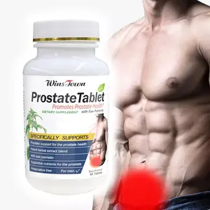 prostate Tablet promotes prostate health dietary supplement with saw palmetto Men's capsule for man prostatitis