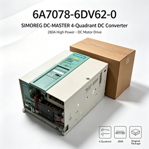 Convertisseur numérique Simoreg -master 6RA7078-6DV62-0, 4 quadrants, 280A, haute puissance, pièces de commande de moteur - Product Image 1