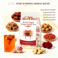 Sachets de thé aux fleurs OEM ODM 200g 10g 20 paquets – Élimine le froid, réchauffe l'estomac, active le sang, régule les règles, nourrit le Qi et le sang