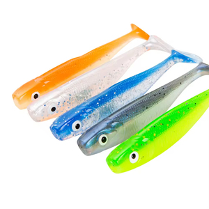 Leurre souple en PVC The Brave, leurre nageur artificiel 2,1g 65mm <span class=keywords><strong>sans</strong></span> hameçons, optimisé pour <span class=keywords><strong>la</strong></span> pêche au bar en rivière, lac, ruisseau, océan, plage - Product Image 5