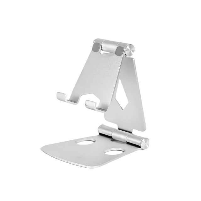 Aluminum Phone Stand Base Universal Aluminum Alloy Smartphone Tablet Holder and Pad Support Adjustable Desktop Tablet Holder