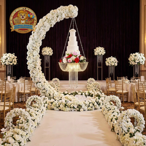 Soporte de Acero Inoxidable para Decoraciones de Bodas, Navidad, Halloween, Accesorios para Cabina de Fotos, Decoración <span class=keywords><strong>del</strong></span> Hogar, Soporte para Flores - Resistente a los Rayos UV - Product Image 3