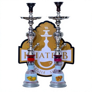 KHATEEB PREMIUM - Juego Completo de Cachimba Tradicional Jumbo (85 cm - Original Egipcio) - Product Image 3