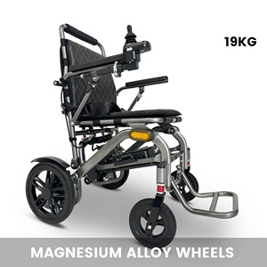 Silla de Ruedas Eléctrica KSM-603, Económica, Ligera, de Aleación de Aluminio, Plegable, Portátil, Solución de Movilidad para Viajes, Motor sin Escobillas - Product Image 2
