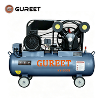 Compresseur d'air GUREET 3kW, pompe à piston lubrifiée à l'huile, 8 bar, 360 L/min, machine industrielle pour atelier, garage, entretien