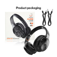 Casque transparent avec 45 heures d'autonomie, anti-interférence, son magnifique, aspect coton, avec ANC, sans fil, lumière RGB