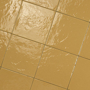 Piastrella Fiji Mustard 15 X 15 Cm, Spessore 8,5 Mm, Finitura Lucida, Bordi Irregolari - Product Image 6