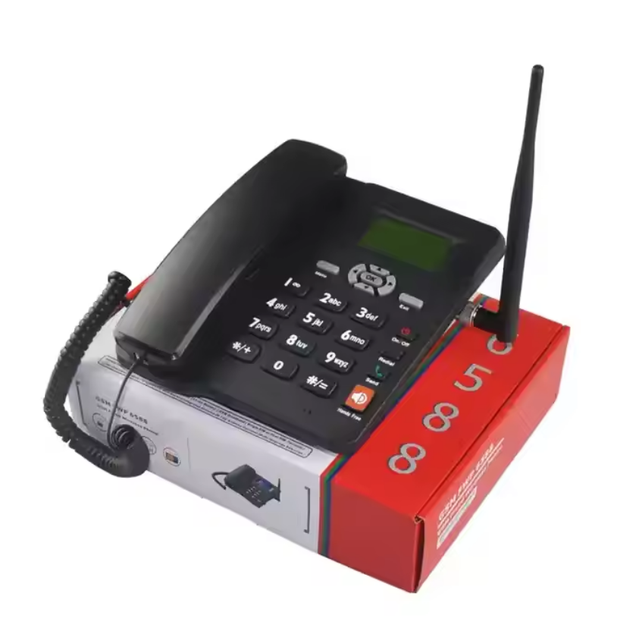 ETS-6588  with FM Radio Dual Sim Card GSM Desktop Phone Landline GSM Fixed Wireless Phone