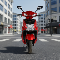 Street Legal Style Electric Motorcycle 1200W Motor 12 Inch Tire With LED Lighting System
