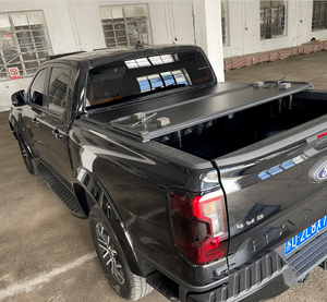 Couverture de lit de camionnette de couverture de tonneau pliée dure d'alliage de zinc-aluminium pour Mitsubishi <span class=keywords><strong>2022</strong></span> 2024 2025 - Product Image 4