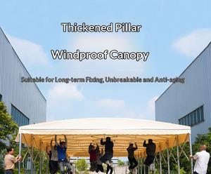Tente de réception pliante de qualité industrielle, résistante aux charges lourdes, avec cadre en acier épais pour la location d'événements en plein air, les expositions - Product Image 5