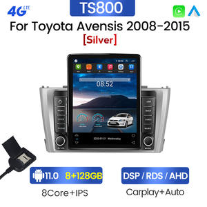 MEKEDE Android 11 estilo Tesla para <span class=keywords><strong>Toyota</strong></span> <span class=keywords><strong>Avensis</strong></span> 2008-2015 9 pulgadas Radio de coche 4G <span class=keywords><strong>Multimedia</strong></span> estéreo navegación GPS WIFI reproductor de coche - Product Image 4