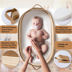 <span class=keywords><strong>Panier</strong></span> à <span class=keywords><strong>langer</strong></span> en osier tressé, très vendu, <span class=keywords><strong>pour</strong></span> la décoration de la chambre de bébé - Product Image 4