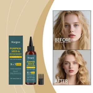 Aceite Capilar Premium de Jengibre y Calabaza, Tratamiento Hidratante y Fortalecedor para Cabello Seco y Dañado - Product Image 3