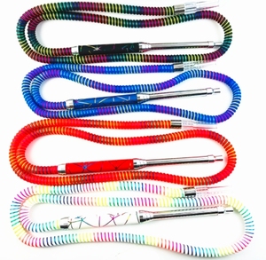 Accessories <b>Hookah</b> Shisha Hose Washable Acrylic Leather <b>Hookah</b> <b>Pipe</b> with Detachable Stainless Steel Mouth Tip - Product Image 1