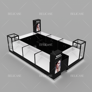 Quiosco de centro comercial de joyería de 10*15 pies para gabinete de escaparate de joyería de gama alta para colocar anillos de joyería de moda - Product Image 2