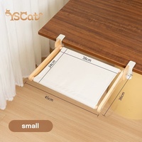 2025 meubles de luxe pour animaux de compagnie robuste chat bureau lit hamac lavable doux tapis en peluche Style solide pour chats d'intérieur en bois Sisal Carton