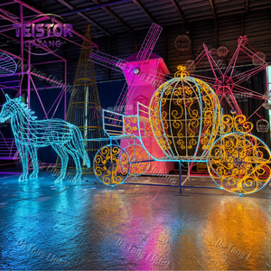 Lumières LED d'extérieur IP65 pour chariot tiré par des chevaux, pour parcs à thème, festivals d'hiver et projets de décoration de centres commerciaux - Product Image 2