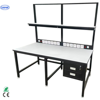 Table de travail avec tiroir, antistatique, station de travail ESD, établi en aluminium pour ligne d'assemblage, vente de liquidation de stock Leenol