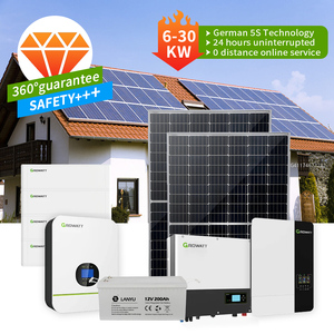 ระบบพลังงานแสงอาทิตย์แบบเชื่อมต่อกับระบบไฟฟ้า 6KW 10KW 15KW 20KW 30KW ระบบพลังงานแสงอาทิตย์ครบวงจรสำหรับใช้ในบ้านและอุตสาหกรรม ระบบพลังงานแสงอาทิตย์ 11 ระบบสำหรับอุตสาหกรรม - Product Image 3