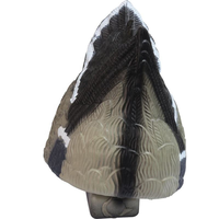 Leurre réaliste Waidlife en plastique 3D en forme de fesses de canard, étanche et écologique, avec accessoire de quille lestée pour la chasse aux oiseaux aquatiques
