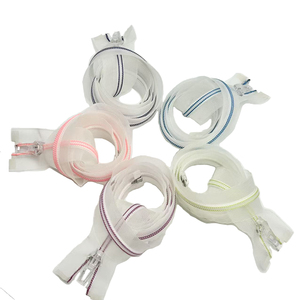 Hengda nhà máy tùy chỉnh 3 #5 # kết thúc mở dây kéo thân thiện với môi <span class=keywords><strong>Nylon</strong></span> Tote Bag với khóa tự động trượt tùy chỉnh màu sắc logo cho mỹ phẩm sử dụng - Product Image 3