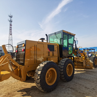Motoniveladora Usada 140H, 138kW, 185Hp, Motor de 6 Cilindros, Equipo de Movimiento de Tierras para Trabajo Pesado, Equipo de Construcción de Carreteras en Venta