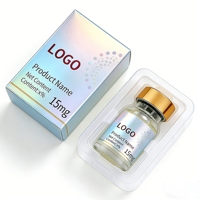 Étiquettes et boîtes en papier kraft personnalisées pour flacons de 3 ml, 5 ml, 10 ml, bouteilles de compléments alimentaires rechargeables