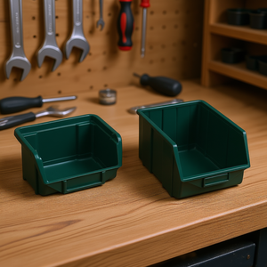TTAKE Take Combo Box Eco Tool Containers 2 Pack Green <b>Storage</b> <b>Bins</b> For Workshop Organization - Product Image 3
