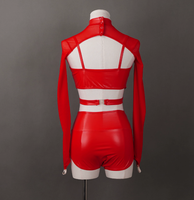 Costumes de danse pour adultes, vêtements de scène à manches longues pour femmes, vêtements de jazz, costumes de danse de hip-hop