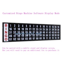 Software para Tablero de Bingo de 1-75 Números, Sistema Automático de Reconocimiento de Bolas, Pantalla LED Intermitente, Programa de Control