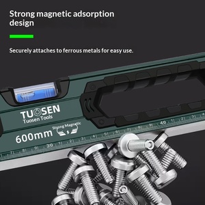 Nivel <span class=keywords><strong>de</strong></span> burbuja magnético <span class=keywords><strong>de</strong></span> aleación <span class=keywords><strong>de</strong></span> <span class=keywords><strong>aluminio</strong></span>, regla <span class=keywords><strong>de</strong></span> nivel <span class=keywords><strong>de</strong></span> 300-1000 mm, nivel <span class=keywords><strong>de</strong></span> burbuja <span class=keywords><strong>de</strong></span> precisión para construcción, venta al por mayor OEM - Product Image 4