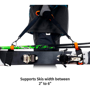 Sangle de transport réglable en nylon écologique avec logo personnalisé, bandoulière avec support rembourré, sangles de transport pour hommes pour le <span class=keywords><strong>ski</strong></span> et les bâtons - Product Image 4