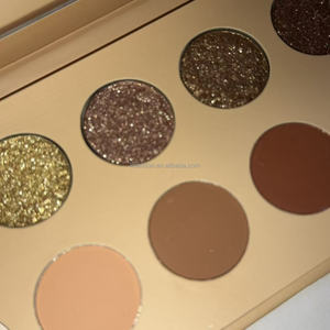 OFFERTA SPECIALE <span class=keywords><strong>Palette</strong></span> Ombretti Vegana Metallizzata Scintillante Marrone Nude Diamantata ad Alta Pigmentazione con Etichetta Privata - Product Image 4
