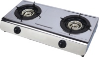 Cuisinière à gaz à 2 brûleurs en acier inoxydable Xunda Chine, wok, cuisinière à gaz de table industrielle pour la maison