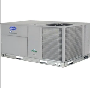 เครื่องปรับอากาศแบบแพ็คเกจ Carrier WeatherMaker ขนาด 5 ตัน 13.4 SEER2 รุ่น 208/230V เฟสเดียว ใช้สารทำความเย็น R410A แบบสโครล ฮีทปั๊ม ติดตั้งบนหลังคา - Product Image 3