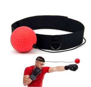 Bola DE VELOCIDAD DE <span class=keywords><strong>BOXEO</strong></span> montada en la cabeza Pu Punch <span class=keywords><strong>Ball</strong></span> Mma Sanda entrenamiento mano ojo reacción hogar bolsa de arena Muay Thai <span class=keywords><strong>Boxeo</strong></span> EQUIPO DE Fitness - Product Image 2