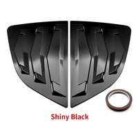 Nouveau lot de 2 panneaux de spoiler de vitre latérale arrière, pare-soleil et cache de ventilation pour Honda Jazz Hatchback GK5 2014-2018