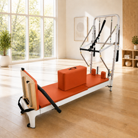 Tour de Pilates portable professionnelle haut de gamme avec système de poulies à corde réglable et planche à ressort pour studio et salle de sport