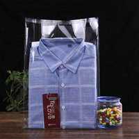 Sac en plastique BOPP transparent auto-adhésif imprimé en gravure, sur mesure, de Zhejiang, pour l'emballage de bijoux et de vêtements