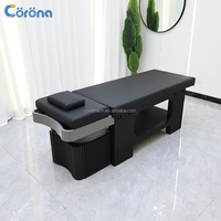 Lit de Massage Spa Japonais pour la Tête, Bac à Shampooing de Salon, Chaise de Lavage de Cheveux Sans Plomberie