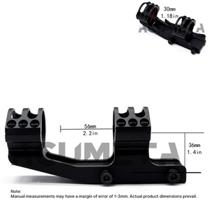 ACUMETA Anneaux de montage de lunette cantilever en aluminium de haute qualité 1 pouce/30 mm, à dégagement rapide, étanches, antichoc, durables, entreaxe 1,4 pouces - Product Image 6