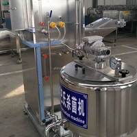 Machine de pasteurisation automatique à haute productivité pour liquides (œufs, jus de pomme) et crèmes glacées, à refroidissement rapide
