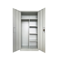 Armoire en acier, idéale pour les employés de bureau, les écoles et les salles de sport, armoire et placard en acier, adapté au rangement de la chambre à coucher