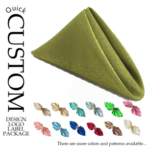 <span class=keywords><strong>Serviettes</strong></span> en brocart <span class=keywords><strong>jacquard</strong></span> carrées personnalisées en gros, <span class=keywords><strong>serviettes</strong></span> lavables adaptées aux mariages, banquets, décoration d'hôtel - Product Image 1