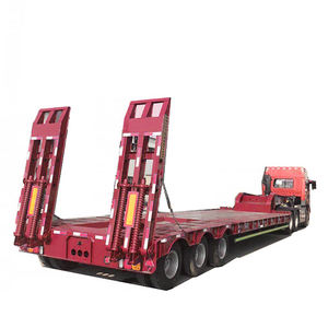 Remolque de cama baja desmontable Remolque Lowboy Deluxe Low-Pro de 55 toneladas - Product Image 1